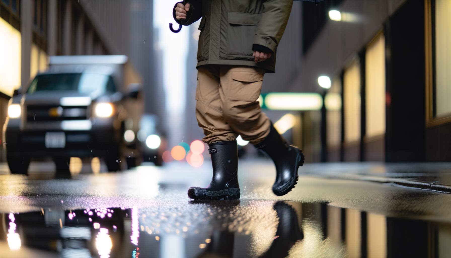 Équipement essentiel pour marcher sous la pluie en sécurité